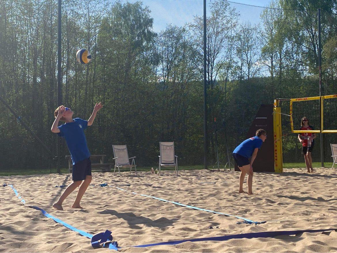 Sandvolleyballsesongen er i gang